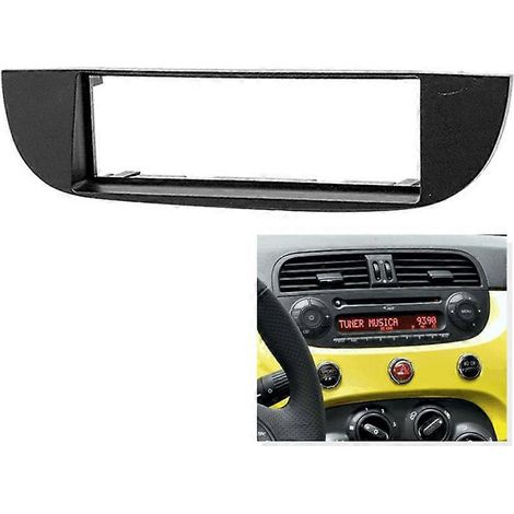 Cadre de panneau d'autoradio pour Fiat (500) 2007-2015, Kit de cadre d'installation-FFY (1/4)