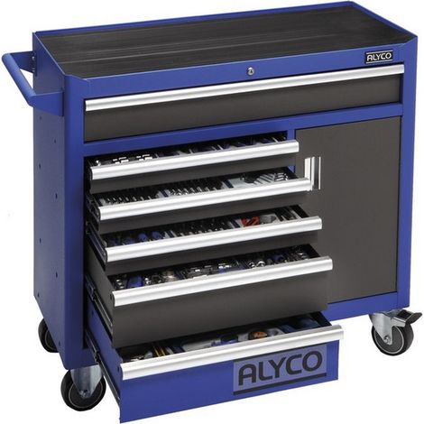 Banco móvil de trabajo con herramientas composición mediana ALYCO (1/4)