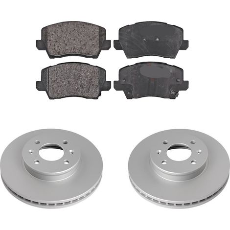 KIT FRENI ANTERIORI compatibile con KIA PICANTO (JA) - DISCHI + PASTIGLIE OEM: P30114 / 18646 /SOSTITUZIONE DIRETTA/BASSA POLVERE/SILENZIOSO (1/5)