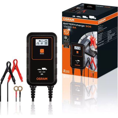 Osram Ladegerät BATTERYcharge 908 12V/24V 8A