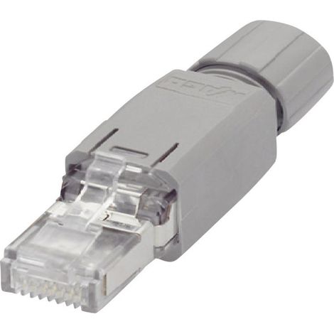 WAGO  RJ45-Steckverbinder  IP20 - CAT5e 750-975 Stecker, gerade  Pole: 8P8C  Grau 1 St.