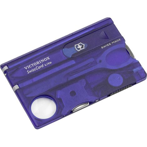 Victorinox SwissCard Lite Multifunktionswerkzeug Blau Kompakt (1/3)