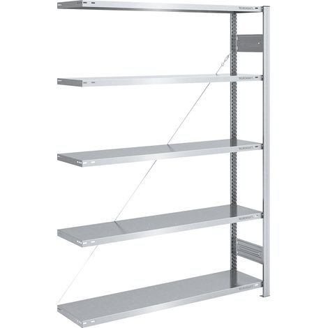 eurokraft pro, Rayonnage emboîtable extra-large, galvanisé,