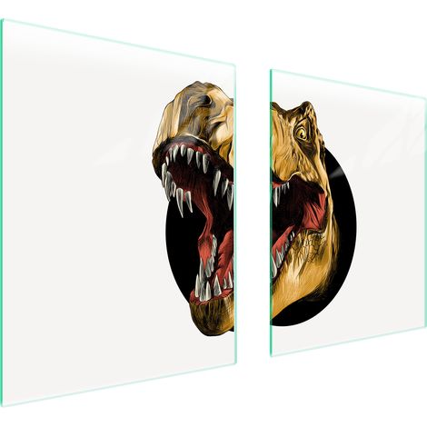 PIASTRA PROTETTIVA IN VETRO PER STUFA 85x52 DINOSAURO (1/5)