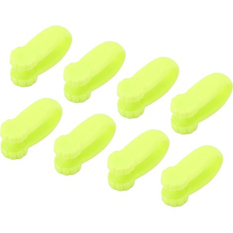 Outil de pression manuelle en plastique (8 pièces) - Pince d'acupression verte pour soulager les maux de tête et les migraines, à appliquer entre le pouce et l'index (1/5)