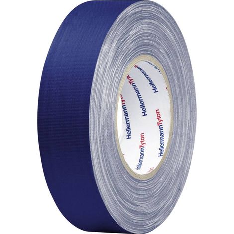Ruban adhésif toilé HelaTape Tex HellermannTyton 712-00500 bleu (L x l) 50 m x 19 mm caoutchouc 1 pc(s) S10210 (1/2)
