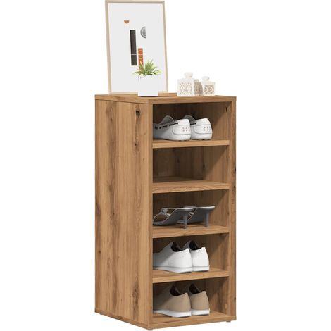 Muebles zapateros 2 uds madera roble artisan 32x35x70 cm vidaXL