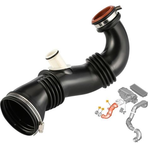 Tuyau Durite Turbo compatible pour Peugeot Citroen Fiat et Mini (1/2)