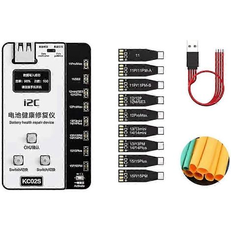 Dispositif de réparation de l'état de la batterie KC02S pour -15PM, sans batterie, changement de câble externe, efficacité jn (1/5)