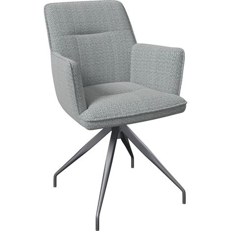 Mömax Gartenstuhl Glamour Anthrazit/Beige Metall/Textil (1/5)