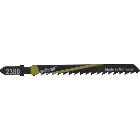 Lames de scie sauteuse HCS, tige de 100 mm, coupe grossière du bois, lot de 2 (1/4)
