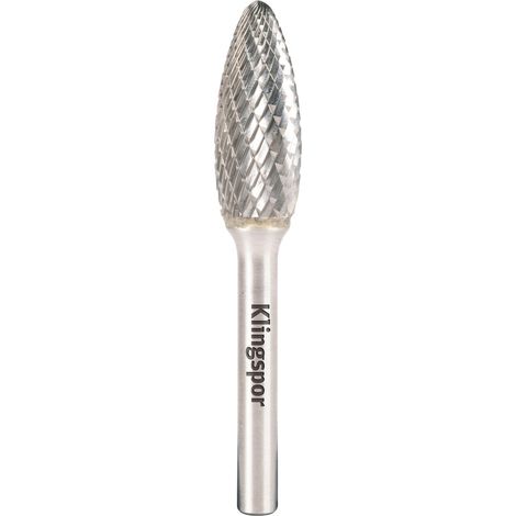 Klingspor HF 100 H Hartmetallfräser, 12,7 x 32 x 6 mm Kreuzverzahnung (1/2)