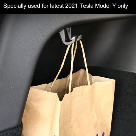 Autozubehör, geeignet für Tesla Model Y Kofferraumhaken, Motorhaubenhaken und praktische Tesla-Haken. (1/4)