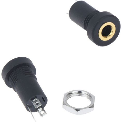 Toma minijack 3.5mm PARA carcasa T3 estéreo 3PIN