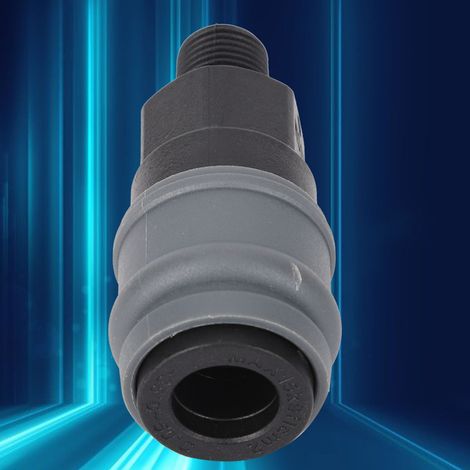 Schnellkupplung aus Kunststoff und Stahl, Typ SM-C, selbstsichernd, pneumatischer Schlauchanschluss, pneumatische Anschlüsse (G1/2" (40)) (1/5)