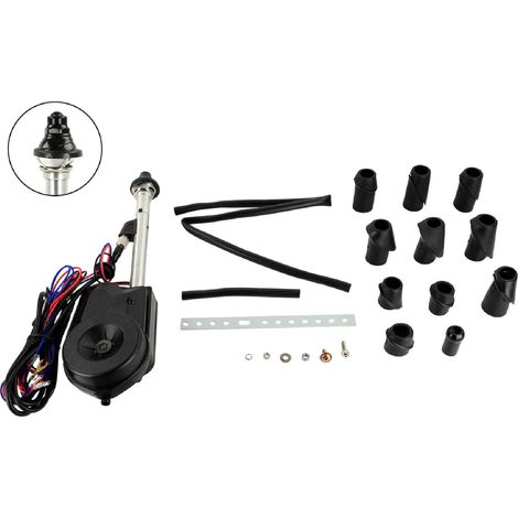 Antenne telescopique AM-FM automatique noire