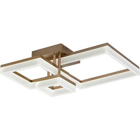 Plafoniera LED geometrica oro 22W CCT Amilia Rabalux (1/5)