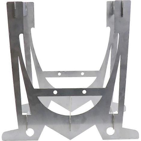Réchaud à bois portable en acier inoxydable pour le bushcraft, le camping et la randonnée, barbecue et brasero de jardin. (1/5)