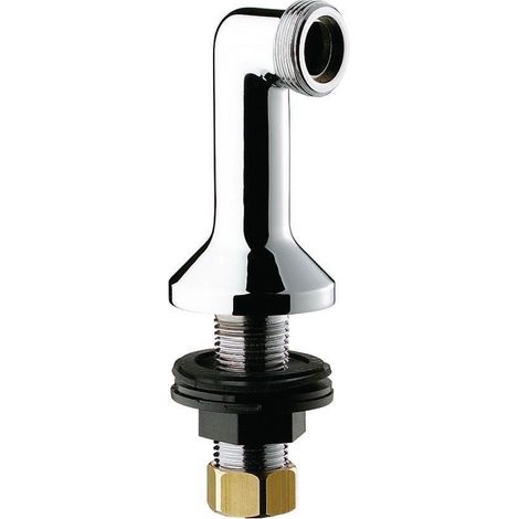 Lot de 2 Raccords Colonnettes à Embase Fondue de 70 mm DELABIE Mâle 15x21 Mâle 20x27 - 866027.2P (1/2)