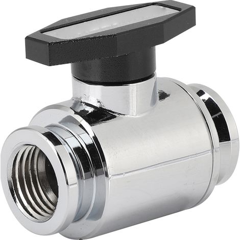 Vanne de vidange en laiton de haute qualité pour refroidisseur d'eau d'ordinateur, filetage femelle G1/4 FM YGNSS (noir) (1/5)