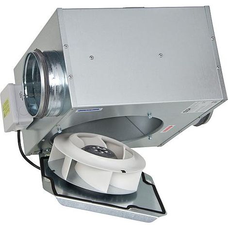 Helios SlimVent SVS 125 B Extracteur radial plat, 230V 50Hz, IP44 (1/2)