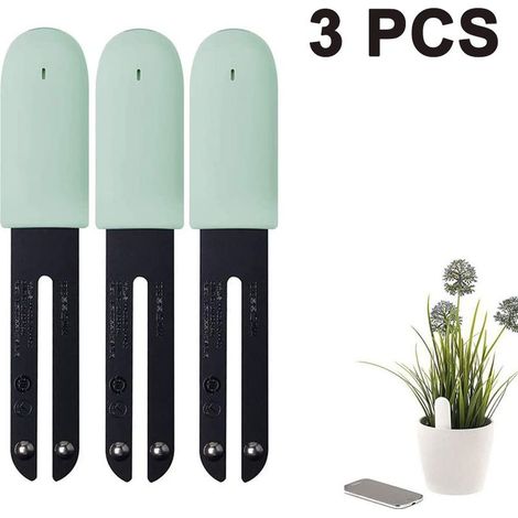 Garden Sentinel, moniteur de soins des fleurs 4 en 1, capteur en temps réel pour la lumière du soleil, l'humidité, la température et la fertilité, capteur intelligent pour plantes, Bluetooth-AquaForge (1/5)