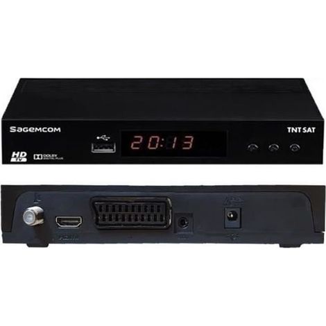 Décodeur Satellite - SAGEM - DS81HD - HDMI - SCART - TNTSAT HD