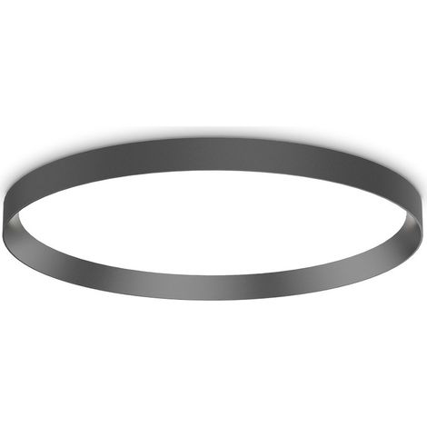 Ideal Lux FLY Plafonnier LED 60cm Noir 2700K IP40