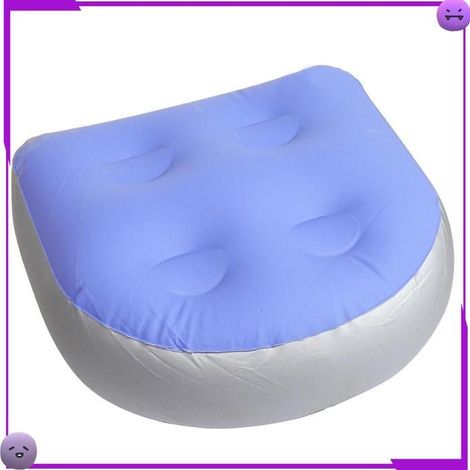 VGEBY Coussin de massage Coussin Soft B-Ooster S-Eat Spa Spa gonflable pour les enfants adultes parapharmacie fauteuil Bleu Bleu (1/5)
