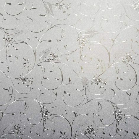 Film occultant à motif de vigne 60100cm 1 feuille pour fenêtres de maison, de bureau et de salon. (1/5)