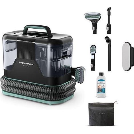 Rowenta Clean It IN5021F0 smacchiatore nero 3 in 1