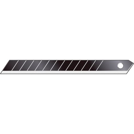 Tajima Ersatzklinge Cutterklingen Razar Black Blade 9 mm 10 Stück in Spender