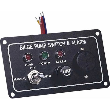 Alarm plastimo bilge pump alarm manuell automatisch 6,4x11,5 cm