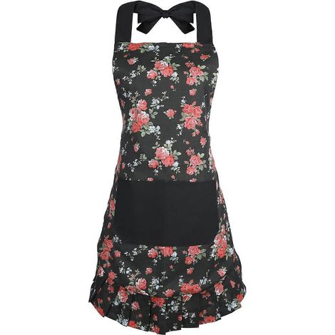 Tablier en coton pour femme avec poches, convenant aux épouses et aux filles. (1/5)
