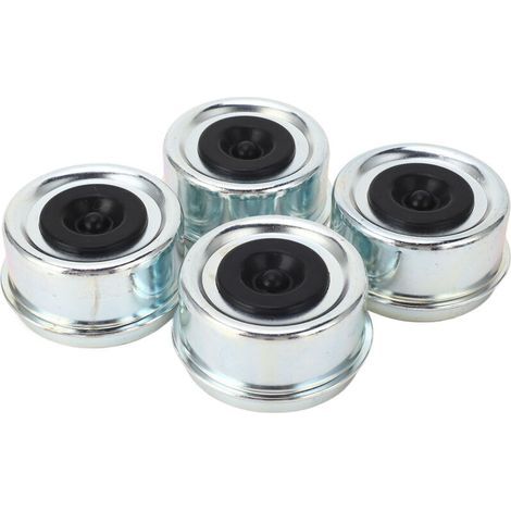Staubkappen für Anhängerlager, 4 Stück, 62 mm x 36 mm, Fettkappen für Anhängerlager mit Gummikappen, Tragfähigkeit 7000-8000 lbs. (1/5)