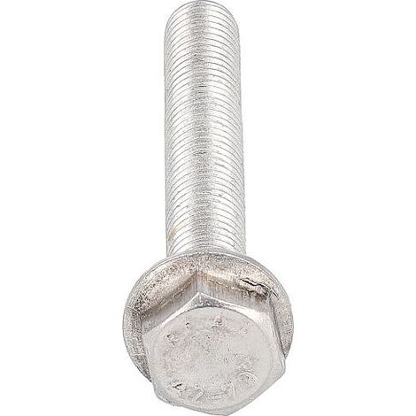 Vis à tête hexagonale avec collerette et VG DIN 6921 A2-70 M 8X60/60 conditionnement : 200