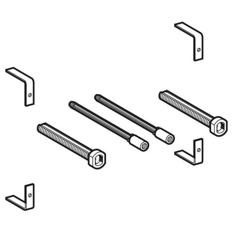 Geberit Verlängerungs-Set für Twinline und 200F Betätigungsplatte 240058001 (1/3)