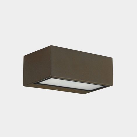 LEDS C4 Nemesis LED 70x170mm Exterior LED Arriba Abajo Marrón claro, Ópalo IP65 10.5W 2700K
