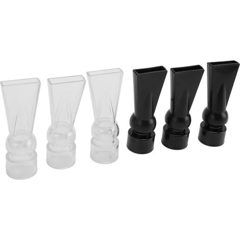 Ensemble de 6 buses à bec de canard en plastique pour aquarium, favorisant un débit d'eau stable. Raccords de tuyau à buse plate pour sortie d'eau d'aquarium. (1/5)