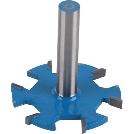 TSlot 6-schneidiger Holzbearbeitungsfräser, Nutfräser aus Kohlenstoffstahllegierung, verlängerter Schaft (12 mm Schaft) (1/5)