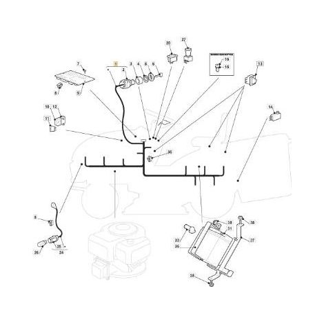 KABELBAUM-KIT NJ92 (B&S-KOH) ORIGINAL STIGA – 182040153/0