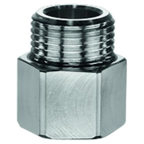 Limiteur de débit pour robinet d'angle DN10, 4 l/min, 3/8IGx3/8AG, chromé