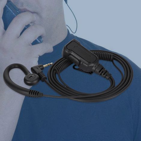 Crochet d'Oreille 2.5mm pour Talkie-Walkie Motorola - Accessoire de Communication (1/2)