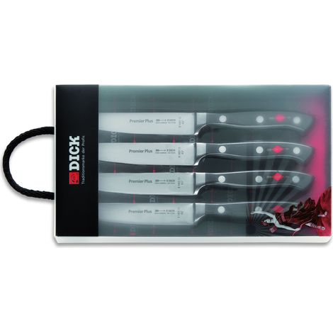F. DICK Premier Plus Steakmesser Set 4-teilig 4 Steakmesser Besteck-Set