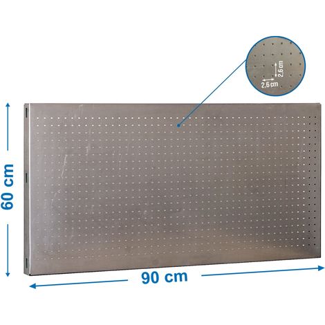 Pannello forato Simonrack perforated panel acciaio zincato 90x60 cm