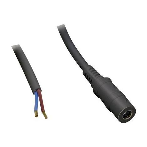 BKL Electronic 072060 Niedervolt-Anschlusskabel Niedervolt-Buchse - offene Kabelenden 5.5 mm 2.1 mm (1/3)