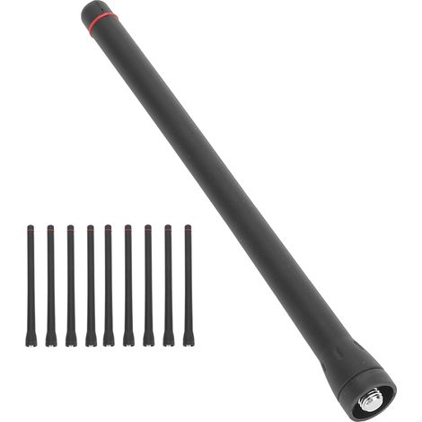Antenne VHF courte 10 pièces pour talkie-walkie COM ICF3, F11, F14 - Accessoire radio FASC55V