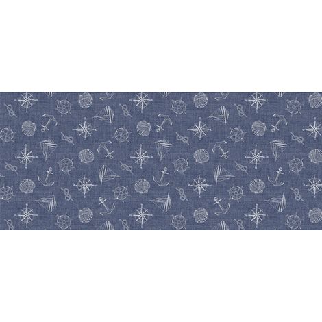 TOVAGLIATO fantasia mare nautica 'PTEX-R' art. 18Q/01  - BONITA