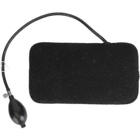 Coussin de soutien lombaire gonflable, design ergonomique, avec pompe, pour voiture, chaise de bureau ou avion. (1/4)
