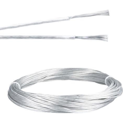 Câble transparent 18 AWG 2 conducteurs 20m (1/5)
